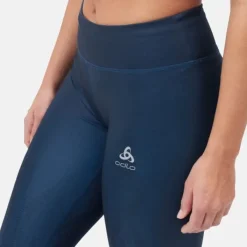 Odlo Collant Et Pantalon Running^Tight Zeroweight Print Bleu