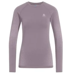 Odlo T-shirt Et Manches Longues Running^Top Crew Neck Long sleeve Mauve