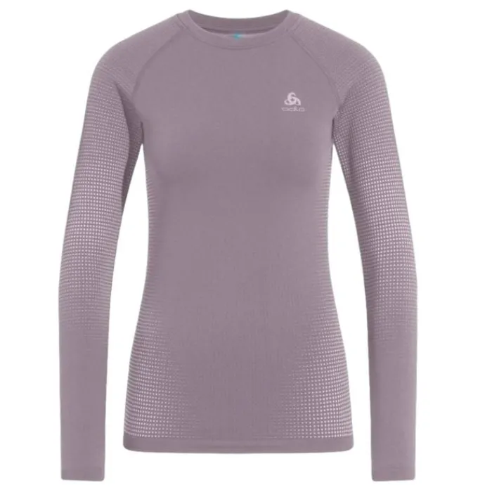 Odlo T-shirt Et Manches Longues Running^Top Crew Neck Long sleeve Mauve