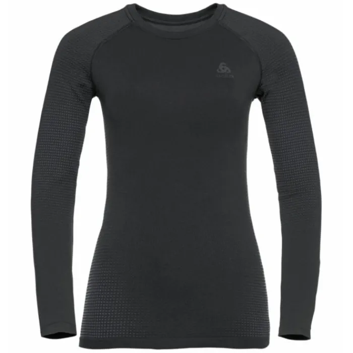 Odlo T-shirt Et Manches Longues Running^Top Crew Neck Long sleeve Noir