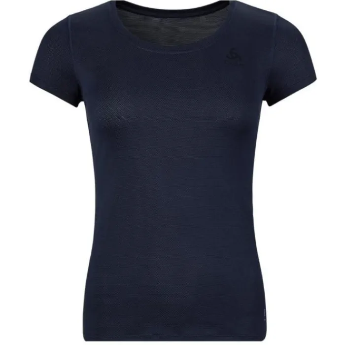 Odlo T-shirt Et Manches Longues Running^Top Crew Neck Short Sleeve Active Bleu
