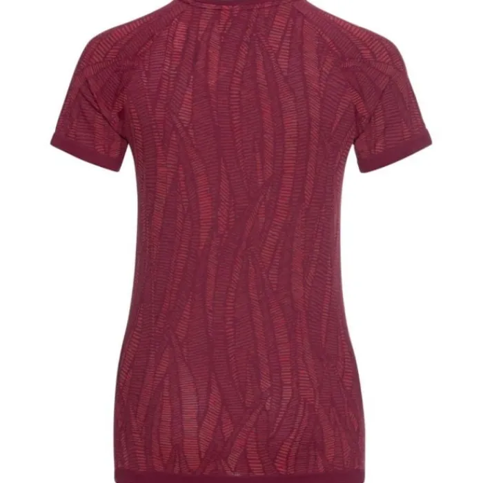 Odlo T-shirt Et Manches Longues Running^Top Crew Neck Short Sleeve Blackcomb. Mauve