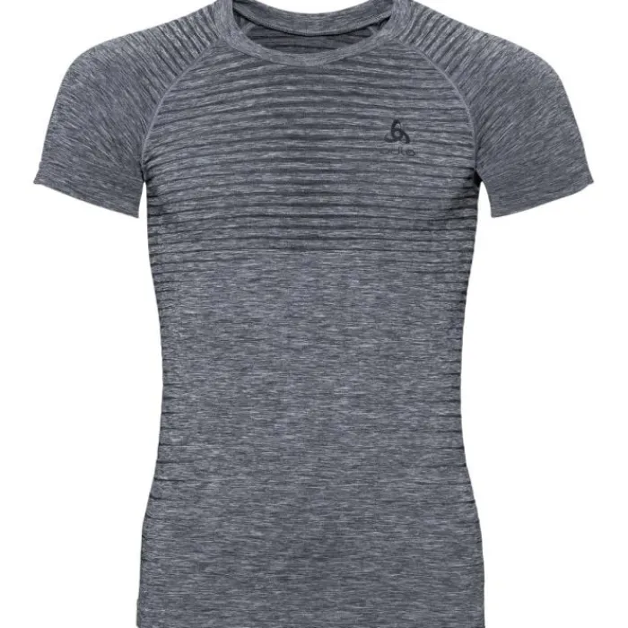 Odlo T-shirt Et Manches Longues Running^Top Crew Neck Short Sleeve Performan Gris