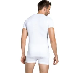 Odlo T-shirt Et Manches Longues Running^Top Crew Neck Short Sleeve Performan Blanc