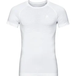 Odlo T-shirt Et Manches Longues Running^Top Crew Neck Short Sleeve Performan Blanc