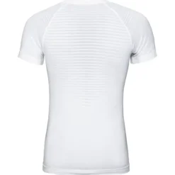 Odlo T-shirt Et Manches Longues Running^Top Crew Neck Short Sleeve Performan Blanc