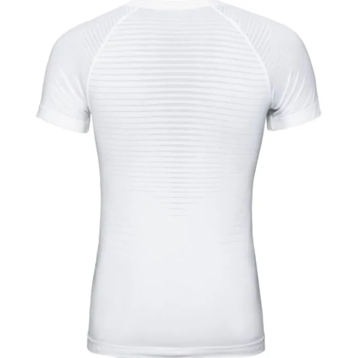 Odlo T-shirt Et Manches Longues Running^Top Crew Neck Short Sleeve Performan Blanc