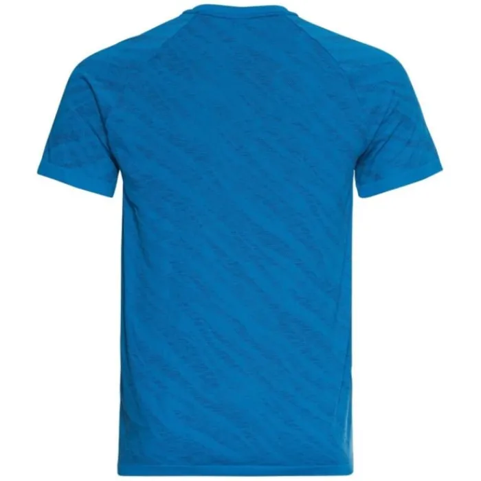 Odlo T-shirt Et Manches Longues Running^Top Crew Neck Short Sleeve Blackcomb. Noir