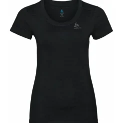 Odlo T-shirt Et Manches Longues Running^Top Crew Neck Short Sleeve Noir