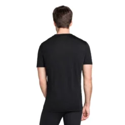 Odlo T-shirt Et Manches Longues Running^Top Crew Neck Short Sleeve Noir