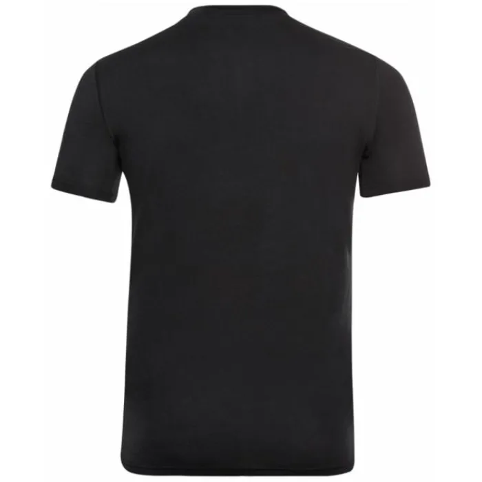 Odlo T-shirt Et Manches Longues Running^Top Crew Neck Short Sleeve Noir