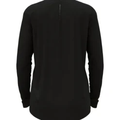 Odlo T-shirt Et Manches Longues Running^T-shirt Crew Neck Long Sleeve Zeroweight Noir