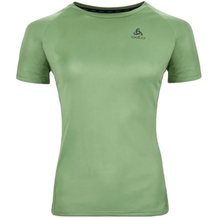 Odlo T-shirt Et Manches Longues Running^T-Shirt Crew Neck Short Sleeve Essential Vert
