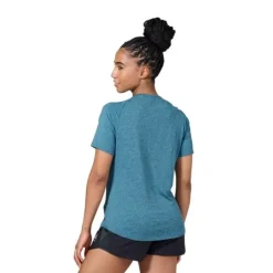 Odlo T-shirt Et Manches Longues Running^T-shirt Crew Neck Short Sleeve Run Easy Bleu