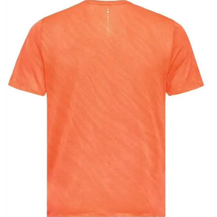 Odlo T-shirt Et Manches Longues Running^T-shirt Short Sleeve Crew neck Zeroweight Orange