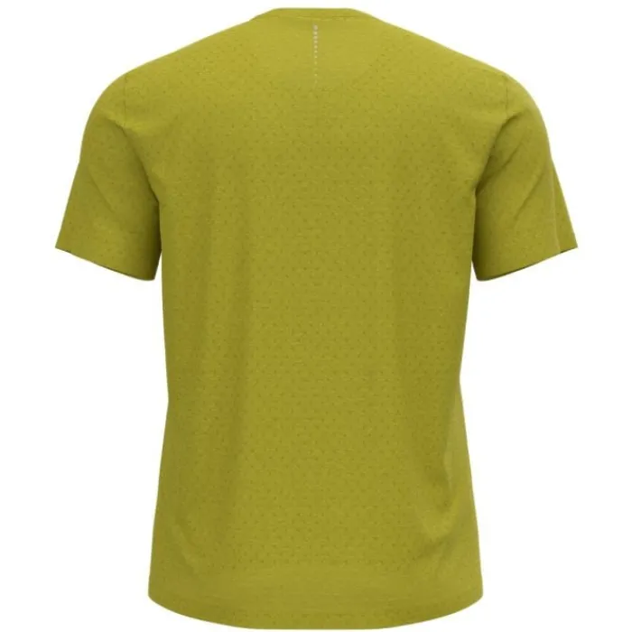 Odlo T-shirt Et Manches Longues Running^T-Shirt Short Sleeve Crew Neck Run Easy Jaune