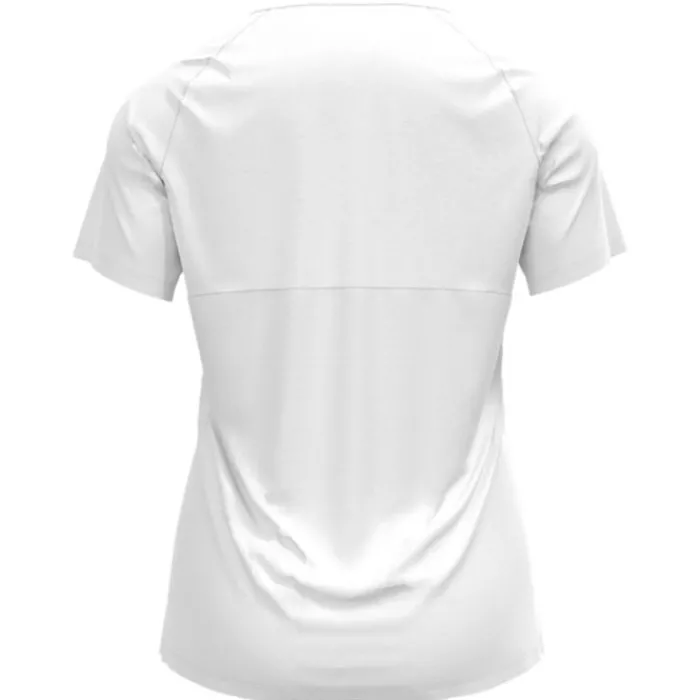 Odlo T-shirt Et Manches Longues Running^T-Shirt Short Sleeve Crew Neck Essential Blanc