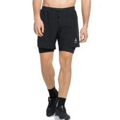 Odlo Short Running^X-Alp Trail 6 Inch 2-In-1 Shorts Noir