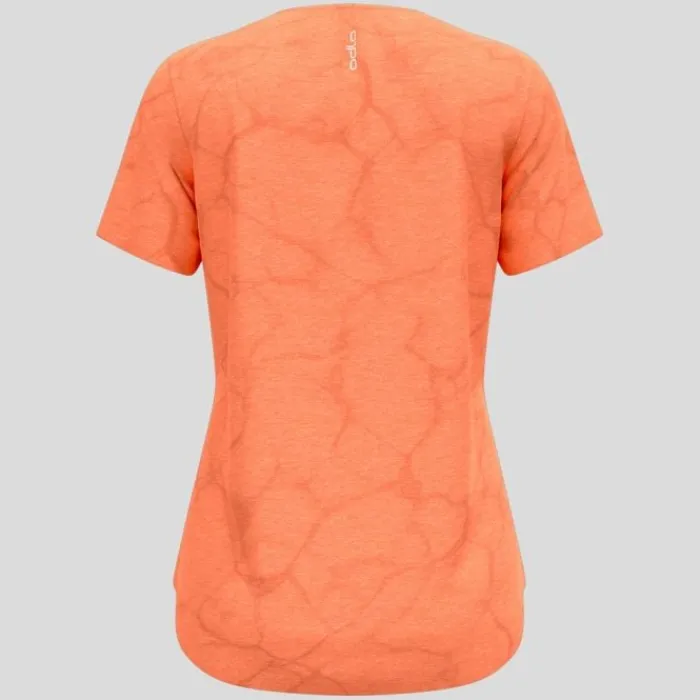 Odlo T-shirt Et Manches Longues Running^Zeroweight Engineered Chill-Tec T-Shirt Crew Neck Orange
