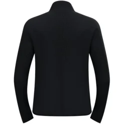 Odlo T-shirt Et Manches Longues Running^Zeroweight Mid Layer Warm Half Zip Noir