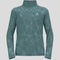 Odlo Veste Running^Zeroweight Print Jacket Vert