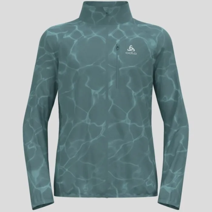 Odlo Veste Running^Zeroweight Print Jacket Vert