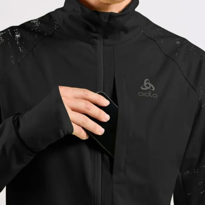 Odlo Veste Running^Zeroweight Warm Pro Reflective Jacket Noir