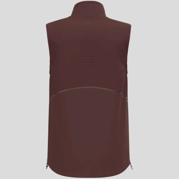 Odlo Gilet Running^Zeroweight Warm Vest Marron
