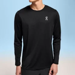 On T-shirt Et Manches Longues Running^Core Lg T Noir