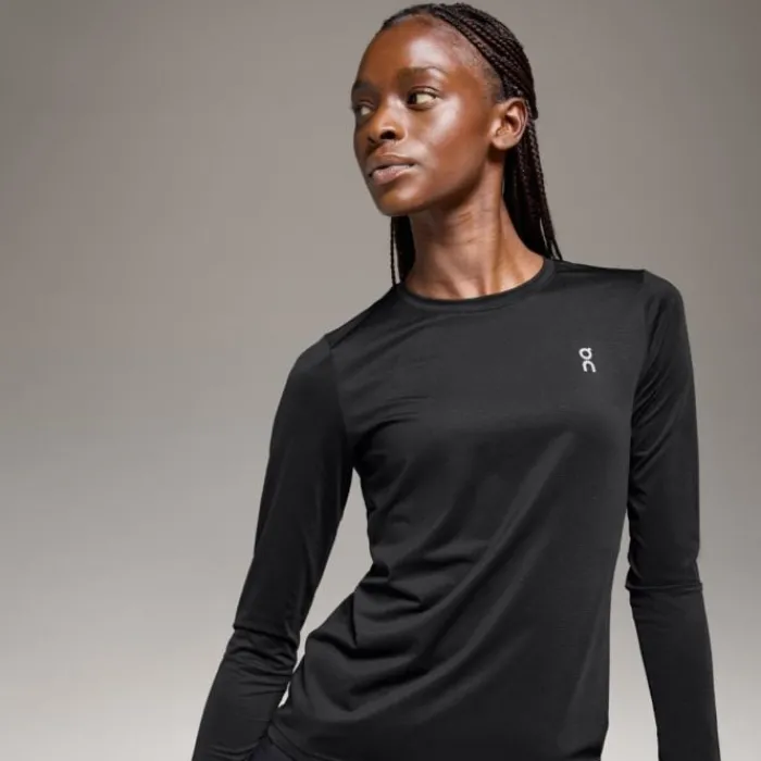 On T-shirt Et Manches Longues Running^Core Lg T Noir