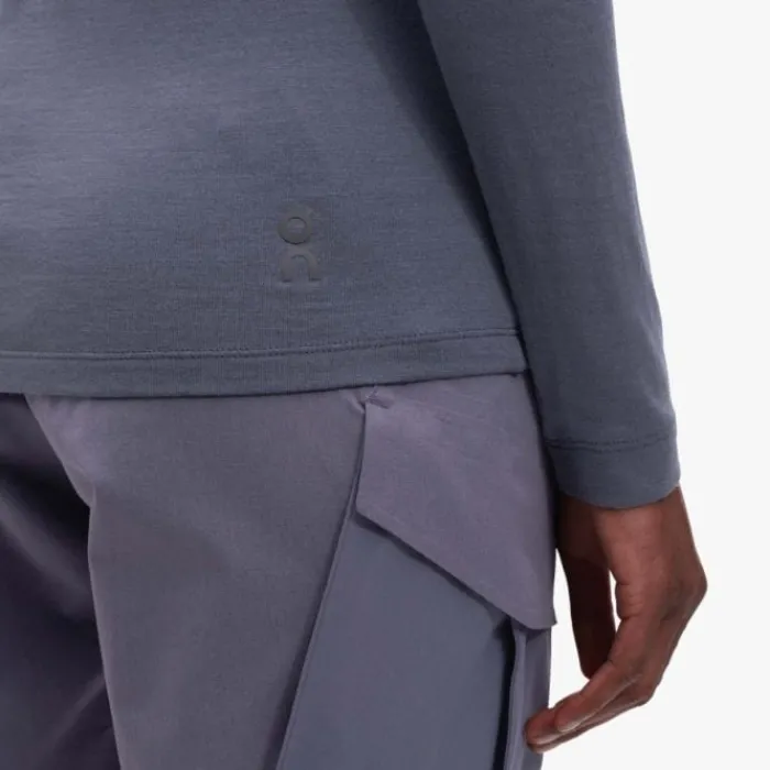 On T-shirt Et Manches Longues Running^Merino Lg-T Mauve