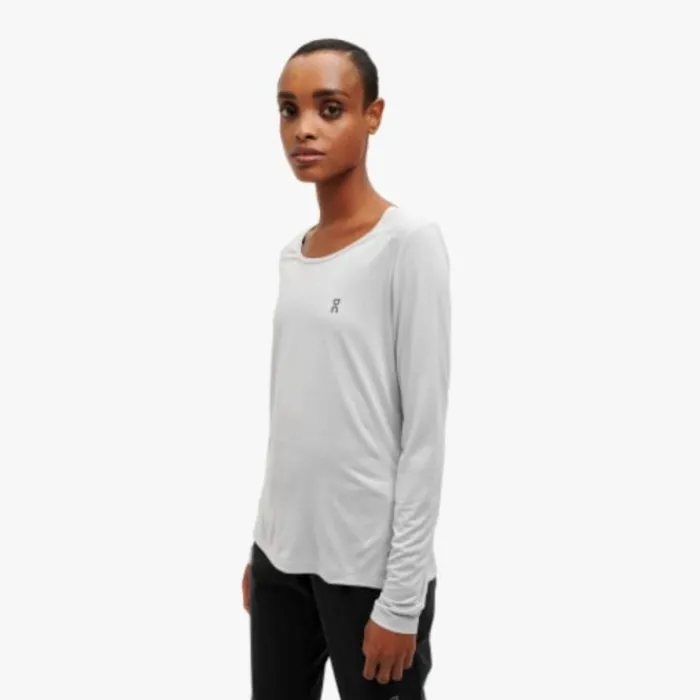 On T-shirt Et Manches Longues Running^Performance Lg-T Blanc