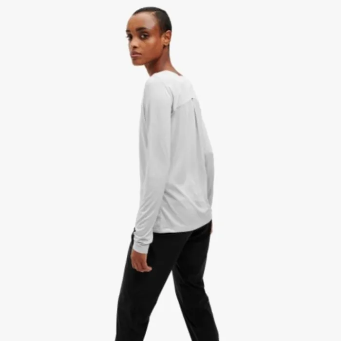 On T-shirt Et Manches Longues Running^Performance Lg-T Blanc
