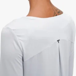On T-shirt Et Manches Longues Running^Performance Lg-T Blanc