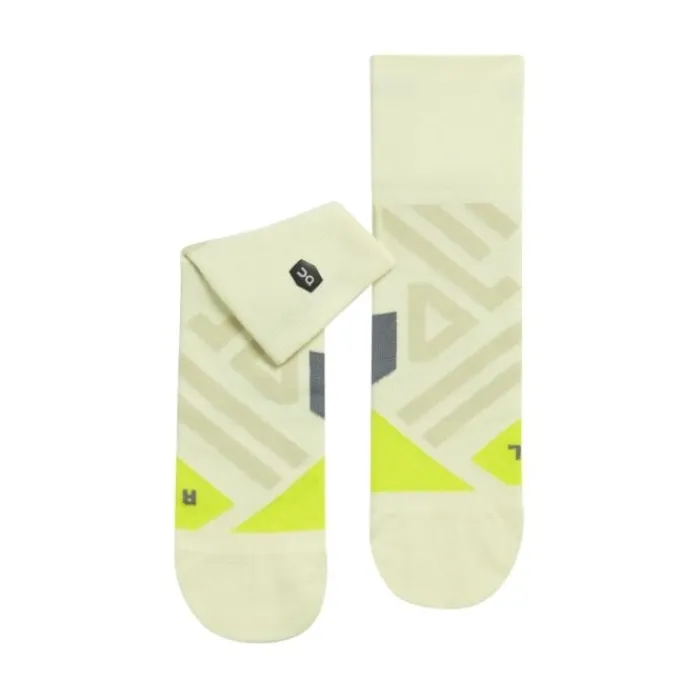 On Chaussettes|Chaussettes Running^Performance Mid Sock Vert