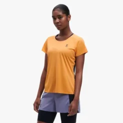 On T-shirt Et Manches Longues Running^Performance-T Orange