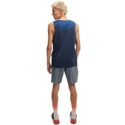 On T-shirt Et Manches Longues Running^Tank Top Bleu