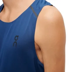 On T-shirt Et Manches Longues Running^Tank Top Bleu