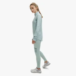 On Collant Et Pantalon Running^Tights Lg Vert