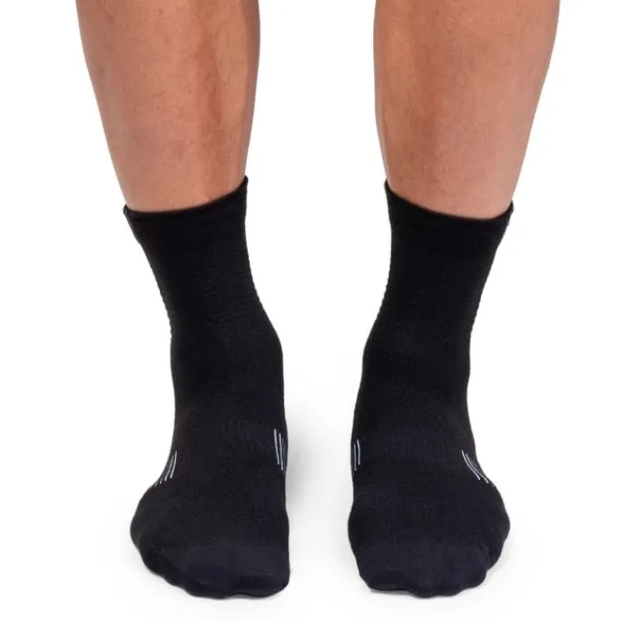 On Chaussettes|Chaussettes Running^Ultralight Mid Sock Noir