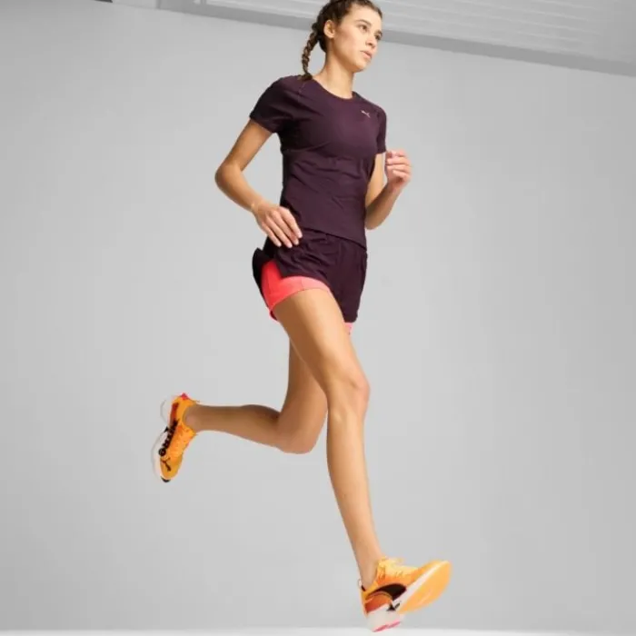 Puma Chaussures Running Neutre|Chaussures Running Carbone^Fast-R Nitro Elite 2 Fire Jaune
