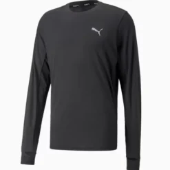 Puma T-shirt Et Manches Longues Running^Run Favorite Long Sleeve Tee Noir