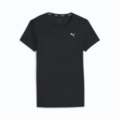 Puma T-shirt Et Manches Longues Running^Run Favorites Velocity Tee Noir