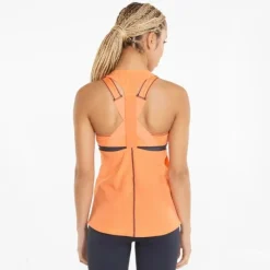 Puma T-shirt Et Manches Longues Running^Run First Mile Tank Orange