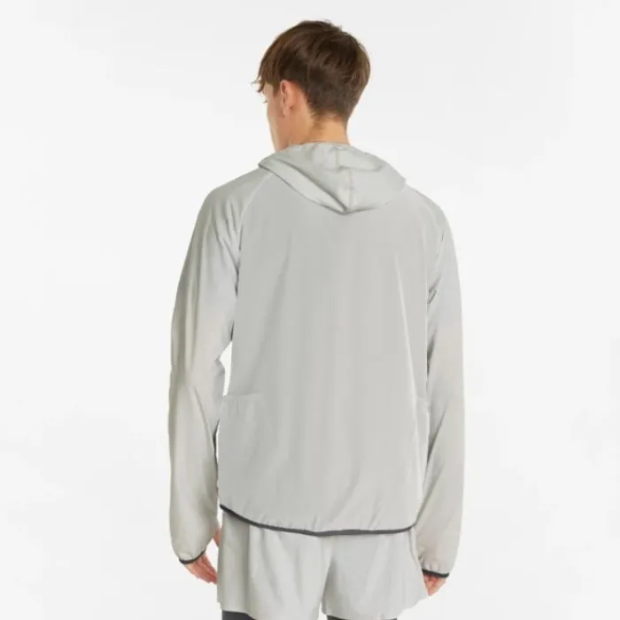 Puma Veste Running^Run First Mile Woven Jacket Blanc