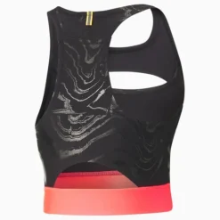 Puma T-shirt Et Manches Longues Running^Run Ultraform AOP Crop Tank Noir