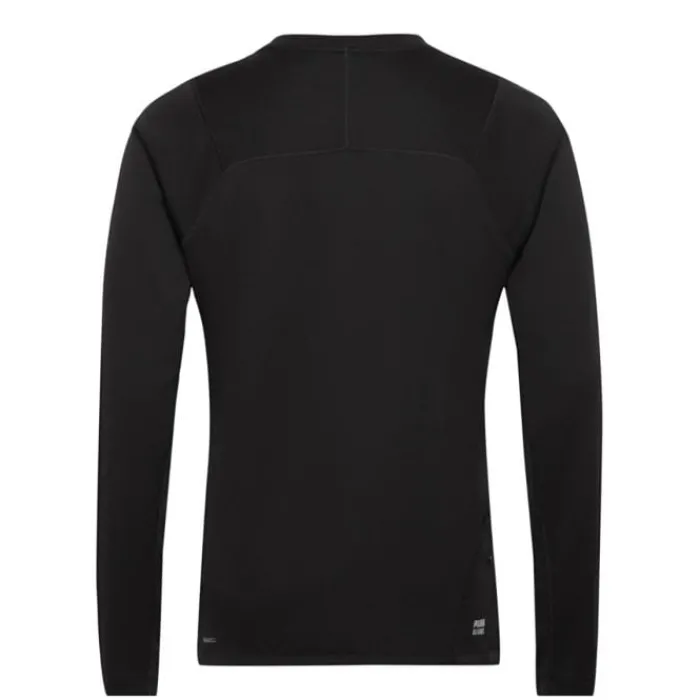 Puma T-shirt Et Manches Longues Running^Seasons Polypropylene Rain Long Sleeve Noir