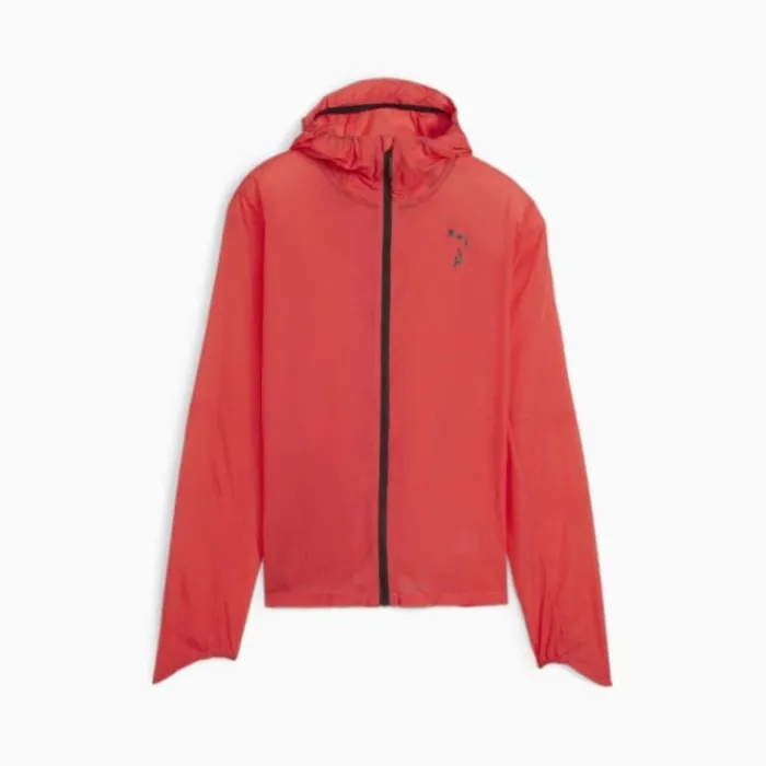 Puma Veste Running^SEASONS Ultra Lightweight Trail Jacket Rouge