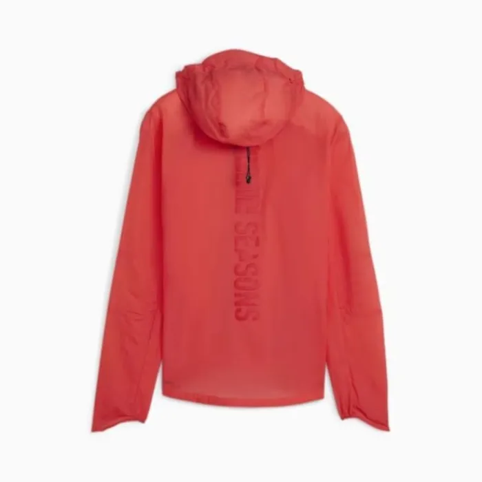 Puma Veste Running^SEASONS Ultra Lightweight Trail Jacket Rouge