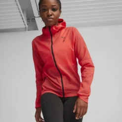 Puma Veste Running^SEASONS Ultra Lightweight Trail Jacket Rouge